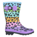 Bright Blue - Lifestyle - Mountain Warehouse Childrens-Kids Rubber Mid Calf Wellington Boots