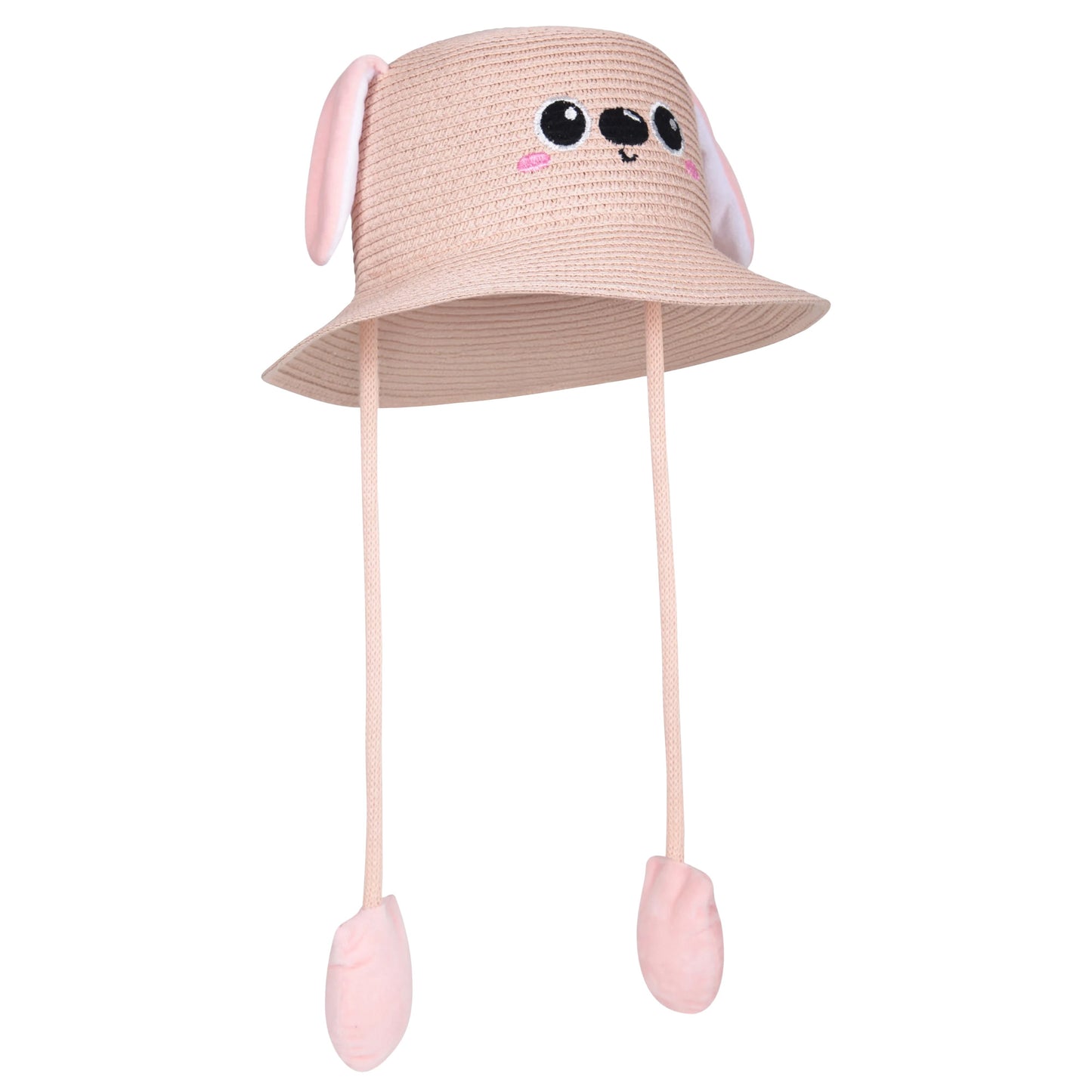 Pink - Side - Mountain Warehouse Childrens-Kids Movable Ears Hat