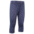 Indigo - Side - Mountain Warehouse Girls Kayleigh Space Dye 3-4 Leggings