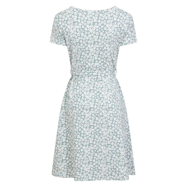 Green - Back - Mountain Warehouse Womens-Ladies Santorini Jersey UV Protection Dress