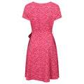 Red - Back - Mountain Warehouse Womens-Ladies Santorini Flower Jersey Wrap Dress