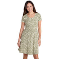 Dark Green - Lifestyle - Mountain Warehouse Womens-Ladies Orchid Leafy Floral UV Dress