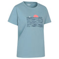 Pale Blue - Lifestyle - Mountain Warehouse Womens-Ladies Devon Relaxed Fit T-Shirt