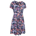 Purple - Side - Mountain Warehouse Womens-Ladies Orchid Leafy Floral Dress