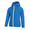 Blue - Side - Mountain Warehouse Childrens-Kids Snowdonia II Full Zip Hoodie