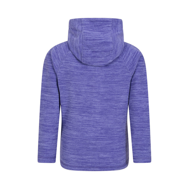 Purple - Back - Mountain Warehouse Childrens-Kids Snowdonia II Full Zip Hoodie