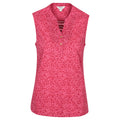 Red - Front - Mountain Warehouse Womens-Ladies Petra Floral Pattern Sleeveless Shirt