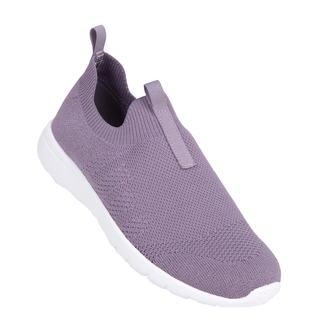 Lilac - Front - Mountain Warehouse Childrens-Kids Orbit Slip-on Shoes