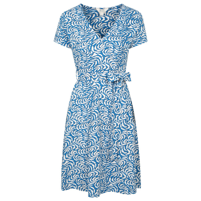 Bright Blue - Front - Mountain Warehouse Womens-Ladies Santorini UV Jersey Wrap Dress