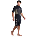 Black - Side - Animal Mens Slater Wetsuit
