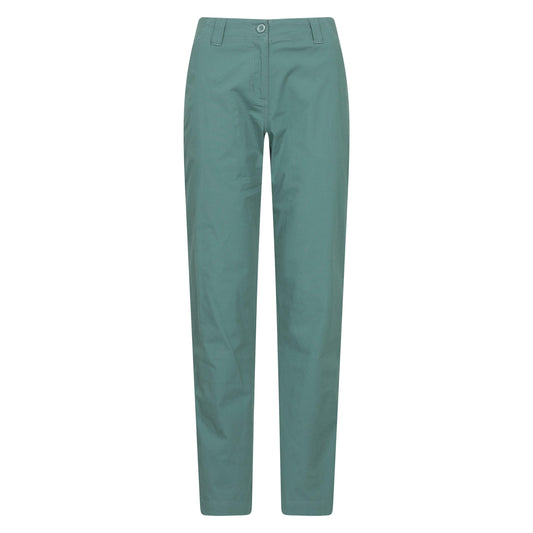 Green - Front - Mountain Warehouse Womens-Ladies Coastal Stretch Trousers