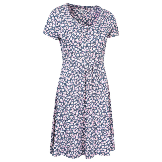 Grey - Side - Mountain Warehouse Womens-Ladies Essentials Lora Floral Skater Dress