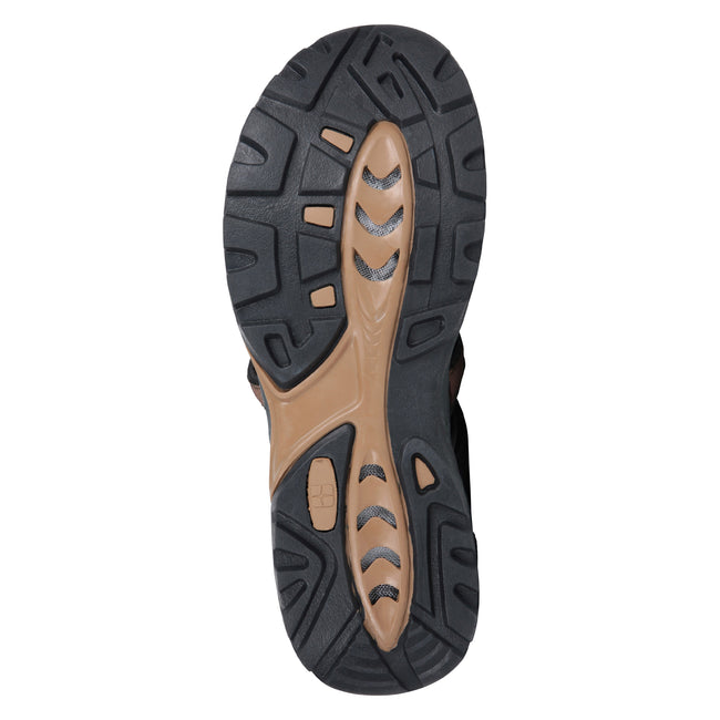 Khaki - Close up - Mountain Warehouse Mens Crete Camo Sandals