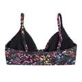 Jet Black - Back - Animal Womens-Ladies Bondi Wrap Bikini Top