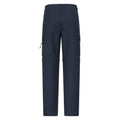 Navy - Back - Mountain Warehouse Mens Rydal Zip-Off Hiking Trousers