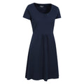 Dark Blue - Side - Mountain Warehouse Womens-Ladies Essentials Lora Plain Skater Dress