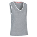 Navy - Side - Mountain Warehouse Womens-Ladies Whitley Striped V Neck Vest Top