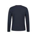 Navy - Back - Mountain Warehouse Mens Flint Crew Neck Long-Sleeved T-Shirt