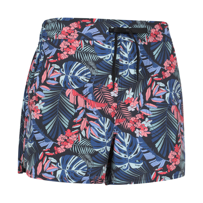 Mixed - Side - Mountain Warehouse Womens-Ladies Leaf Print Stretch Boardshorts