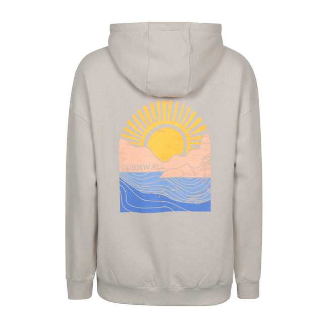 Light Beige - Back - Mountain Warehouse Womens-Ladies Cornwall Relaxed Fit Hoodie