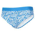 Blue - Side - Mountain Warehouse Womens-Ladies Ocean Notion Leaf Print Bikini Bottoms