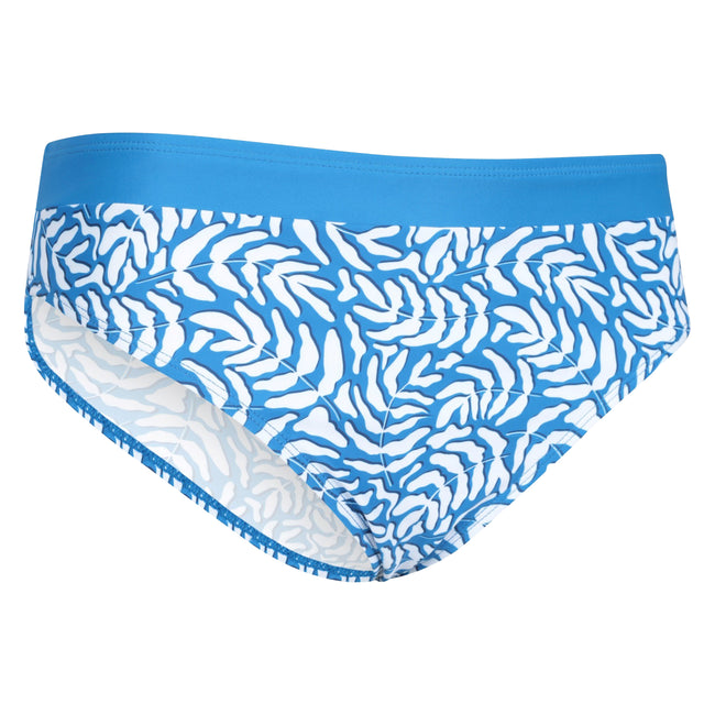 Blue - Lifestyle - Mountain Warehouse Womens-Ladies Ocean Notion Leaf Print Bikini Bottoms