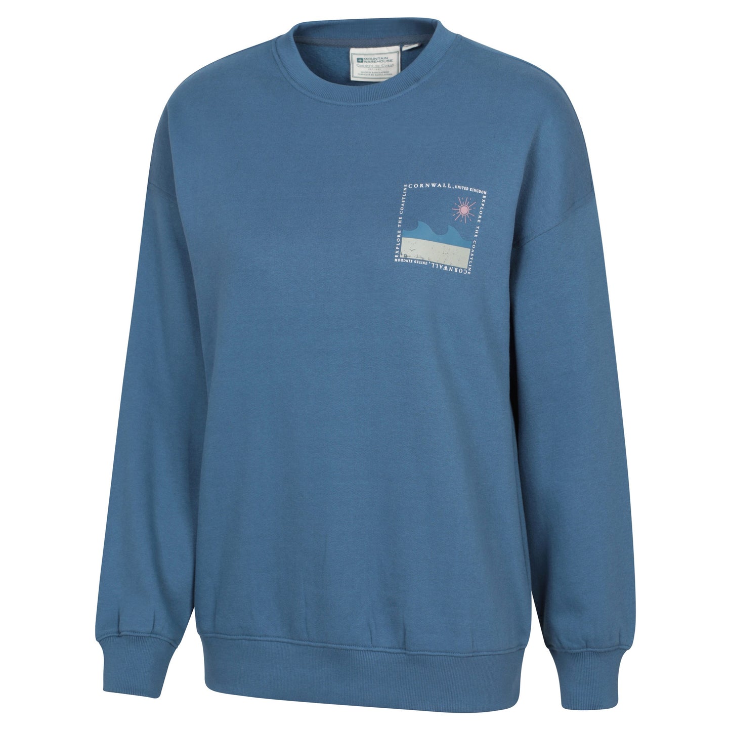 Blue - Lifestyle - Mountain Warehouse Womens-Ladies Conwall Graphic Sweatshirt
