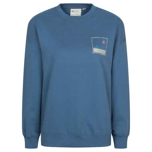 Blue - Front - Mountain Warehouse Womens-Ladies Conwall Graphic Sweatshirt