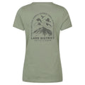 Khaki Green - Back - Mountain Warehouse Womens-Ladies Lake District Sunset T-Shirt