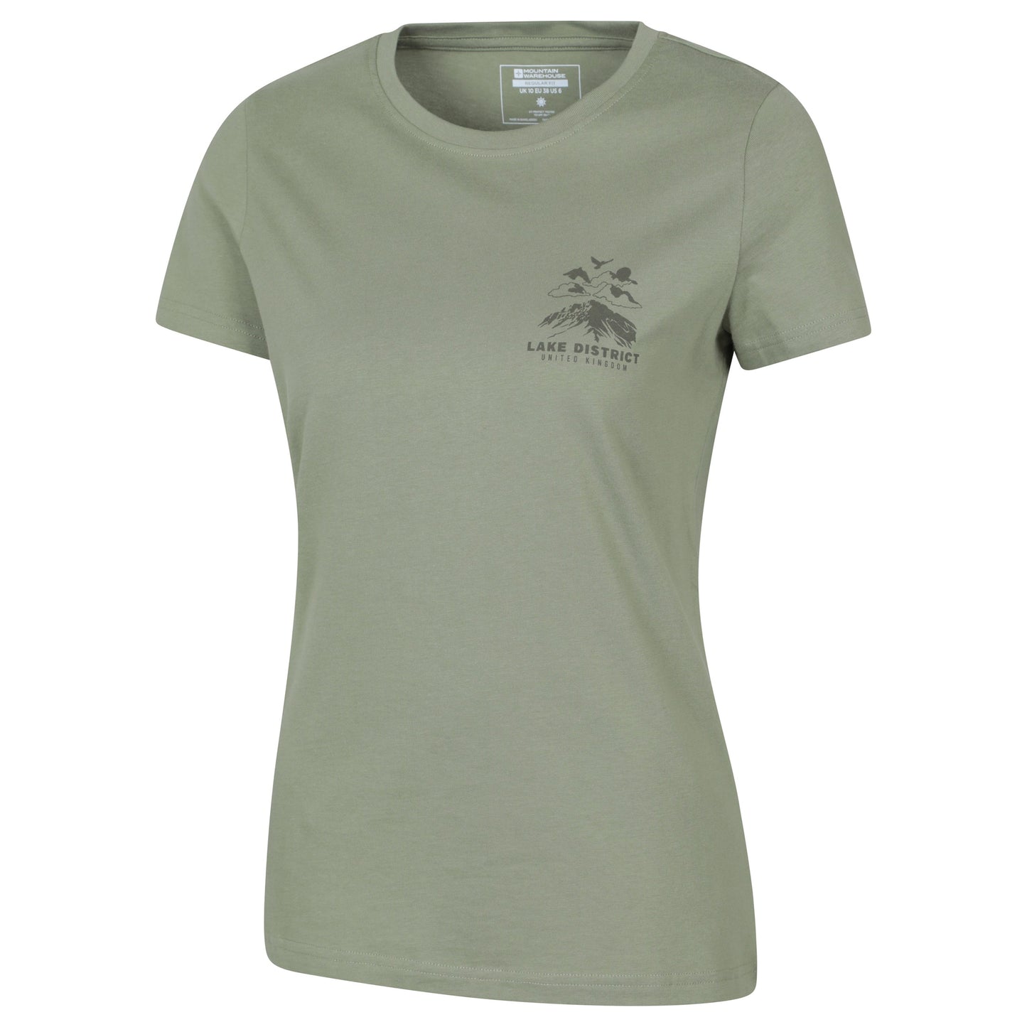 Khaki Green - Lifestyle - Mountain Warehouse Womens-Ladies Lake District Sunset T-Shirt