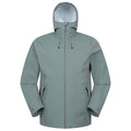 Green - Front - Mountain Warehouse Mens Hill Packable Waterproof Jacket