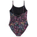 Jet Black - Back - Animal Womens-Ladies Zadie One Piece Swimsuit