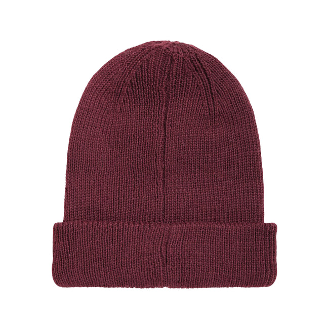 Purple - Back - Animal Womens-Ladies Hayley Recycled Beanie