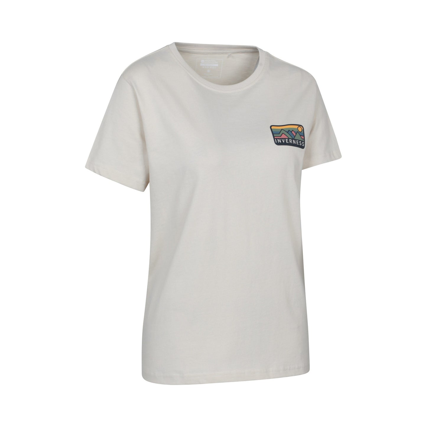 Beige - Lifestyle - Mountain Warehouse Womens-Ladies Inverness Relaxed Fit Short-Sleeved T-Shirt