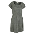 Khaki Green - Side - Mountain Warehouse Womens-Ladies Mykonos Leaf Print Dress