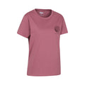 Pink - Side - Mountain Warehouse Womens-Ladies Edinburgh Relaxed Fit Short-Sleeved T-Shirt