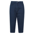 Navy - Front - Mountain Warehouse Womens-Ladies Marina Cropped Trousers
