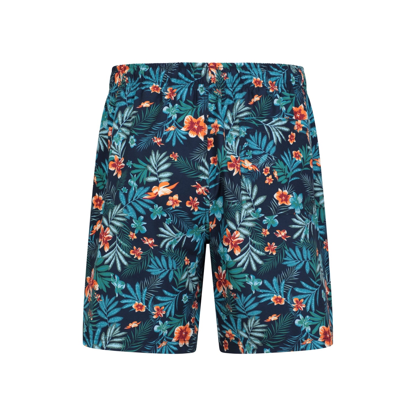 Petrol - Pack Shot - Mountain Warehouse Mens Aruba Floral Swim Shorts (Pack of 2)