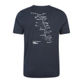 Navy - Back - Mountain Warehouse Mens West Highlands Short-Sleeved T-Shirt