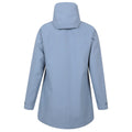 Blue - Back - Mountain Warehouse Womens-Ladies April Longline Waterproof Jacket