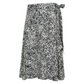 Monochrome - Side - Mountain Warehouse Womens-Ladies Papamoa Animal Print Wrap Skirt