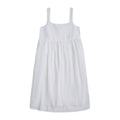 White - Front - Animal Womens-Ladies Linen Midi Dress