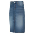 Denim Blue - Side - Mountain Warehouse Womens-Ladies Ash Denim A-line Skirt