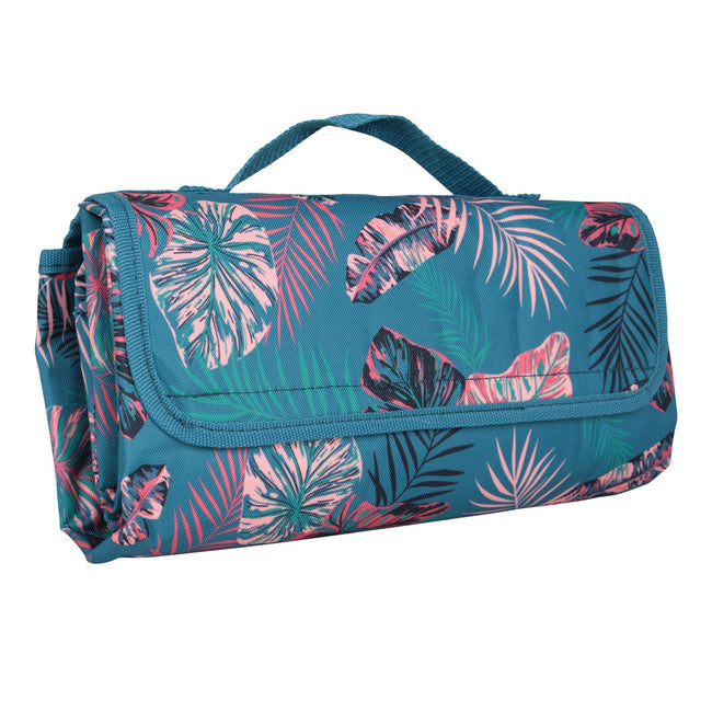 Coral - Back - Mountain Warehouse Leaf Print Picnic Mat