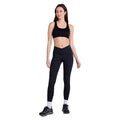 Black - Side - Mountain Warehouse Womens-Ladies Wrap Waist Leggings