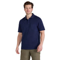 Navy - Front - Animal Mens Icon Pique Polo Shirt