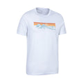 White - Side - Mountain Warehouse Mens Lake District Mountain T-Shirt