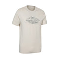 Off White - Side - Mountain Warehouse Mens Snowdon Mountain Short-Sleeved T-Shirt