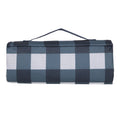 Corn Blue - Back - Mountain Warehouse Checked Picnic Blanket