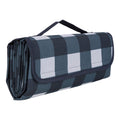 Corn Blue - Side - Mountain Warehouse Checked Picnic Blanket